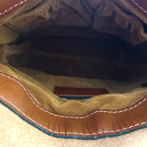 Patricia Nash brown leather convertible backpack/crossbody - Picture 6 of 11